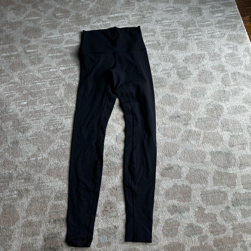 High-Waisted Black Leggings